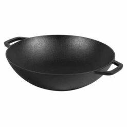 Cast Iron Wok 37cm