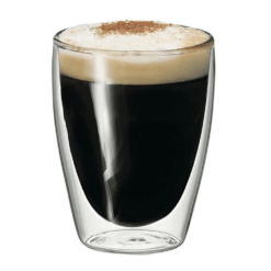 Avanti Caffe Twin Wall Glass 250ml Set-2