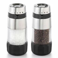OXO Accent Mess-Free Salt & Pepper Grinder Set