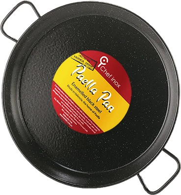 Enamel Paella Pan 200mm 3 Enamel Paella Pan 200mm