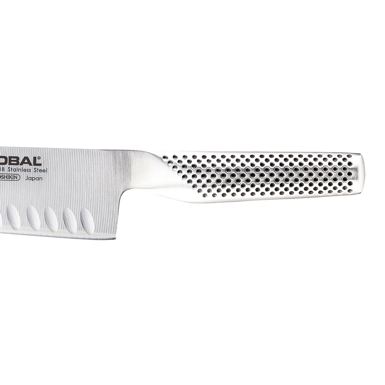 Global Santoku Knife 18cm Fluted G-80 5 Global Santoku Knife 18cm Fluted G-80 - Image 3