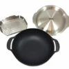 Weber GBS Cast Iron Wok & Steamer Set -THE KITCHEN SHELF Sales 8856