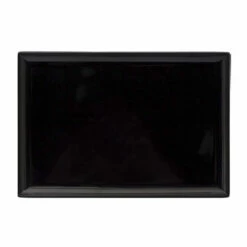 Black Melamine Rectangular Platter 350x240mm