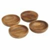 Acacia Wood 4Pce Round Bowl Set -THE KITCHEN SHELF Sales DTA0156